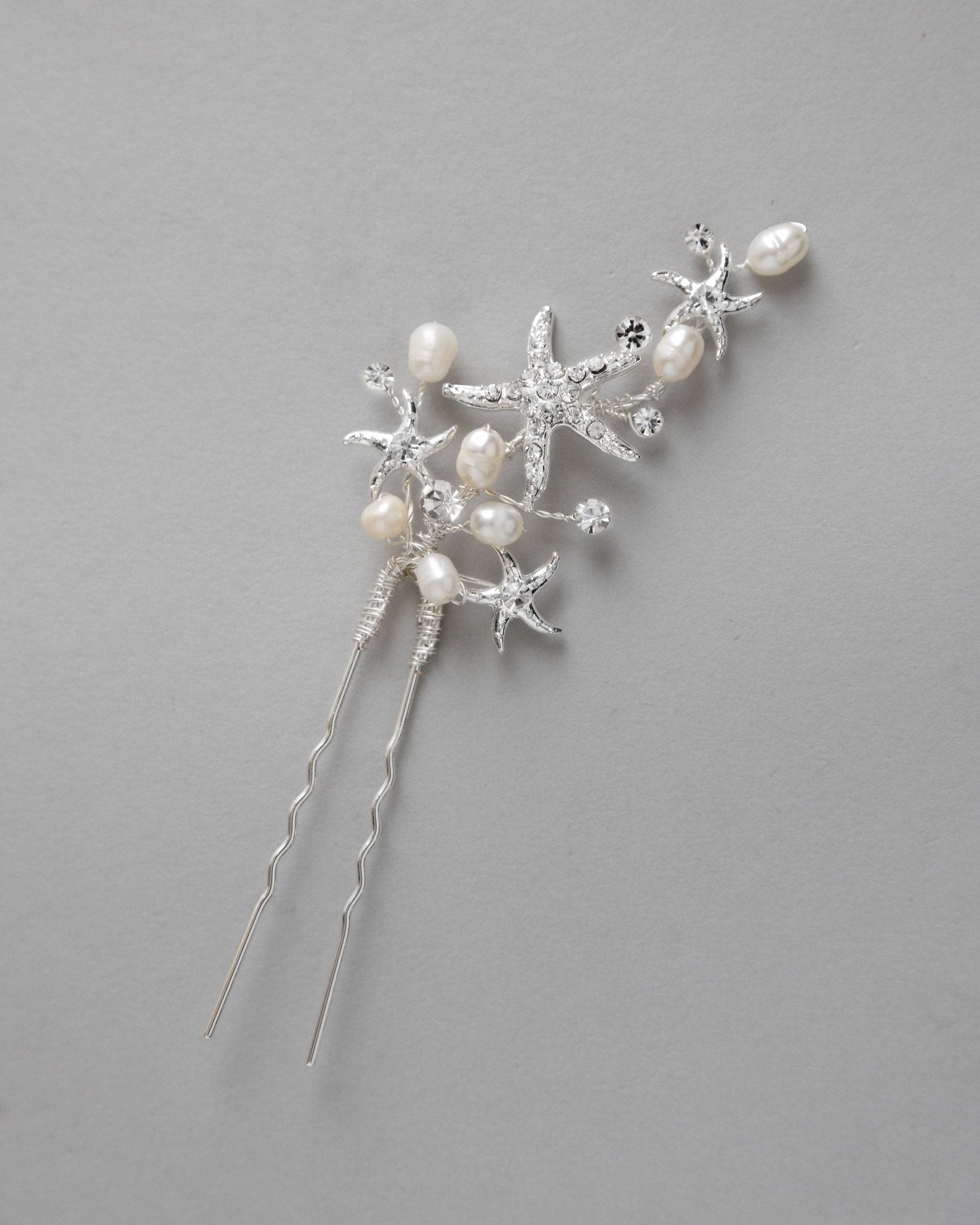 Starfish Beach Bride Hair Pin - Hair Pins - Cassandra Lynne