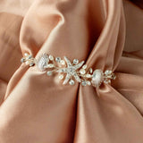 Starfish Bracelet with Shells and Pearls - Bracelet - Cassandra Lynne