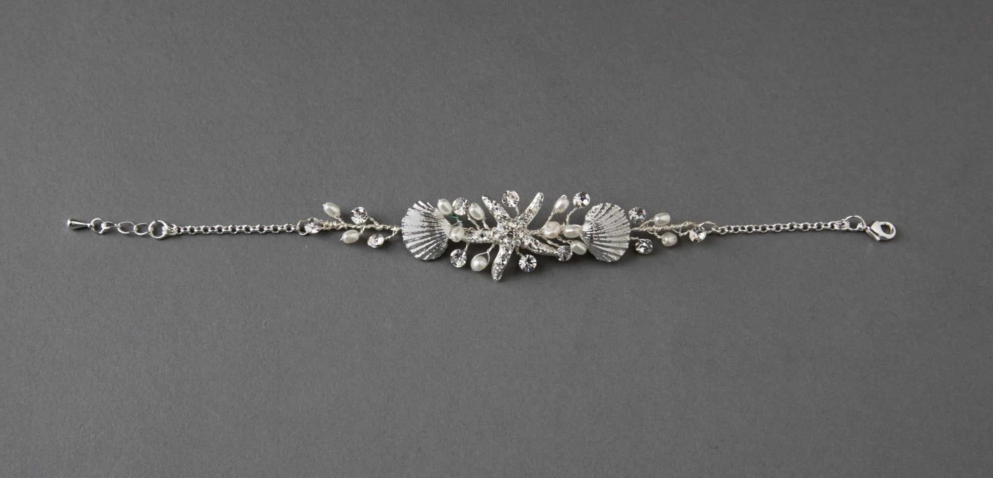 Starfish Bracelet with Shells and Pearls - Bracelet - Cassandra Lynne