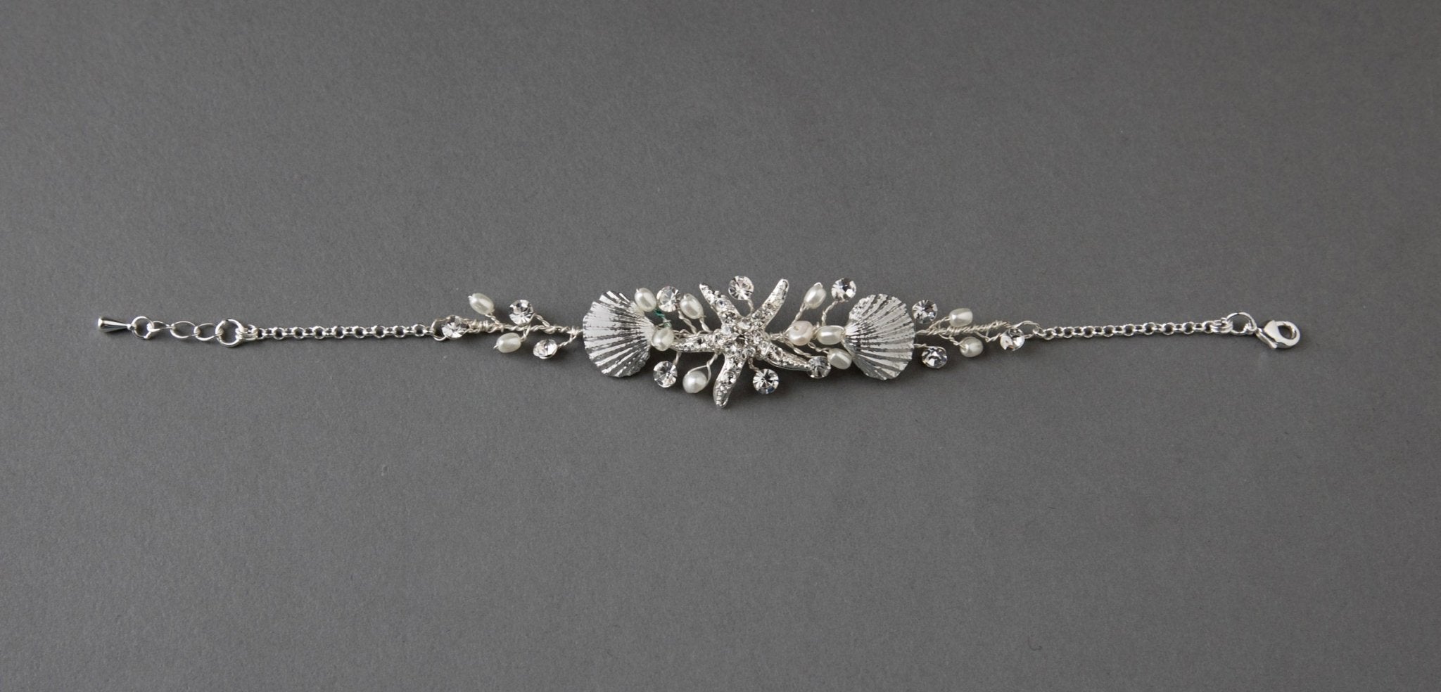 Starfish Bracelet with Shells and Pearls - Bracelet - Cassandra Lynne