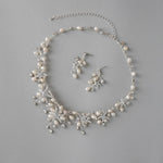 Starfish Wedding Necklace with Freshwater Pearls - Necklace Set - Cassandra Lynne