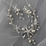 Starfish Wedding Necklace with Pearls - Necklace Set - Cassandra Lynne
