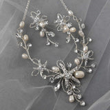Starfish Wedding Necklace with Pearls - Necklace Set - Cassandra Lynne