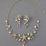 Starfish Wedding Necklace with Pearls - Necklace Set - Cassandra Lynne