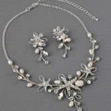 Starfish Wedding Necklace with Pearls - Necklace Set - Cassandra Lynne