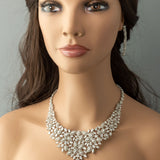 Glamorous Necklace and Earrings of Pear CZ