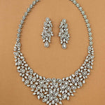 Glamorous Necklace and Earrings of Pear CZ Dubai Style
