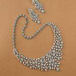 Glamorous Necklace and Earrings of Pear CZ Dubai Style