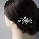 Teardrop Ivory Pearl Flower Hair Pin - Hair Pins - Cassandra Lynne
