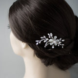 Teardrop Ivory Pearl Flower Hair Pin - Hair Pins - Cassandra Lynne
