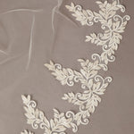Fingertip Bridal Veil with Venetian Style Appliques - Cassandra Lynne