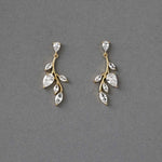 Vine CZ Bridal Earrings - Earrings - Cassandra Lynne