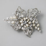 Vintage Bridal hair Clip with Pearls - Hair Clips - Cassandra Lynne