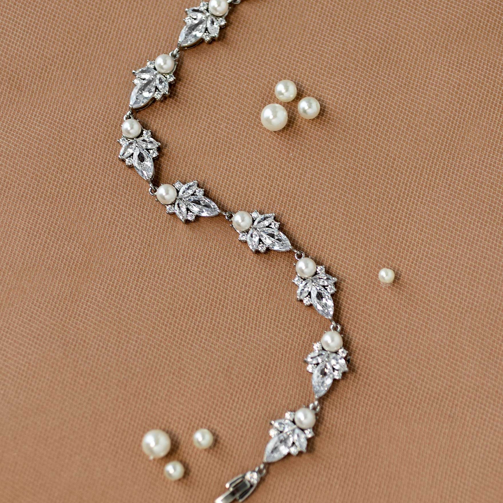 Vintage Styled Pearl Bridal Bracelet - Cassandra Lynne