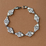 Vintage Styled Pearl Bridal Bracelet - Cassandra Lynne