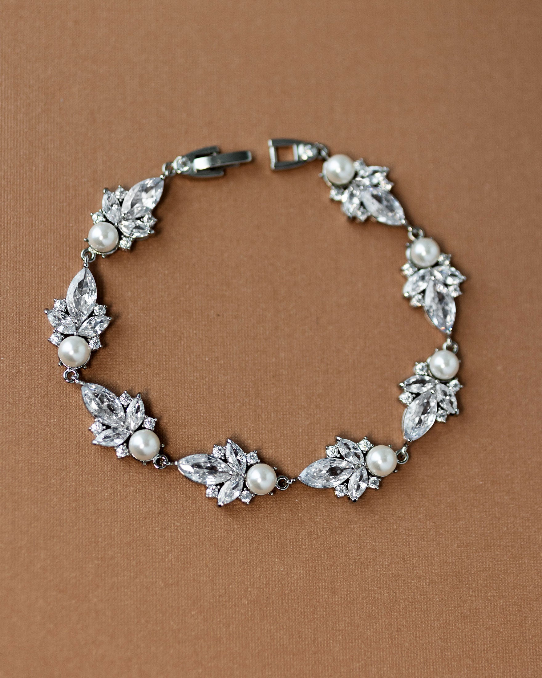 Vintage Styled Pearl Bridal Bracelet - Cassandra Lynne