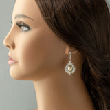 Vintage Pearl Drop Bridal Earrings