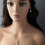 Vintage Inspired Pearl Pendant Necklace Set - Pendant - Cassandra Lynne