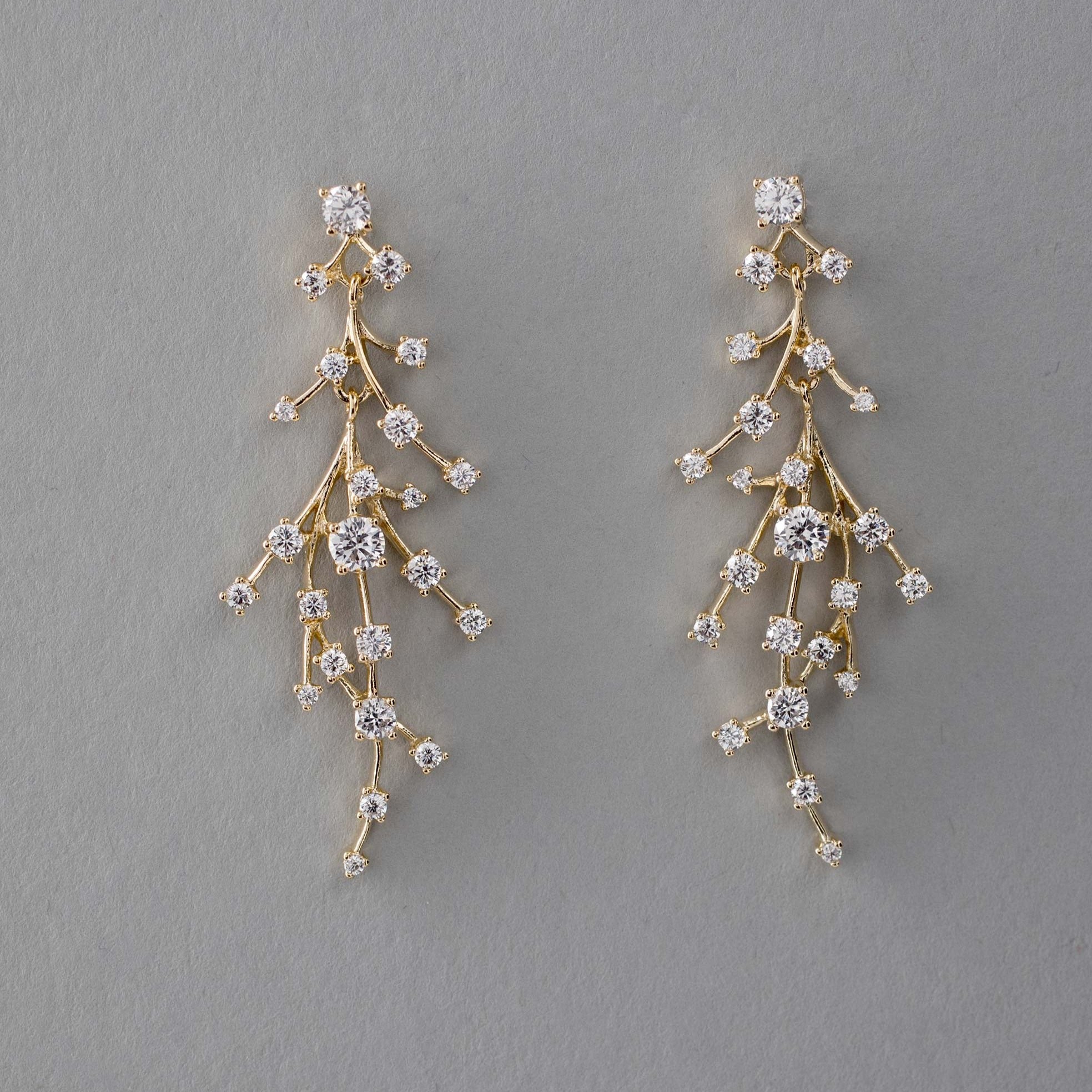 CZ, Crystal and Rhinestone Earrings