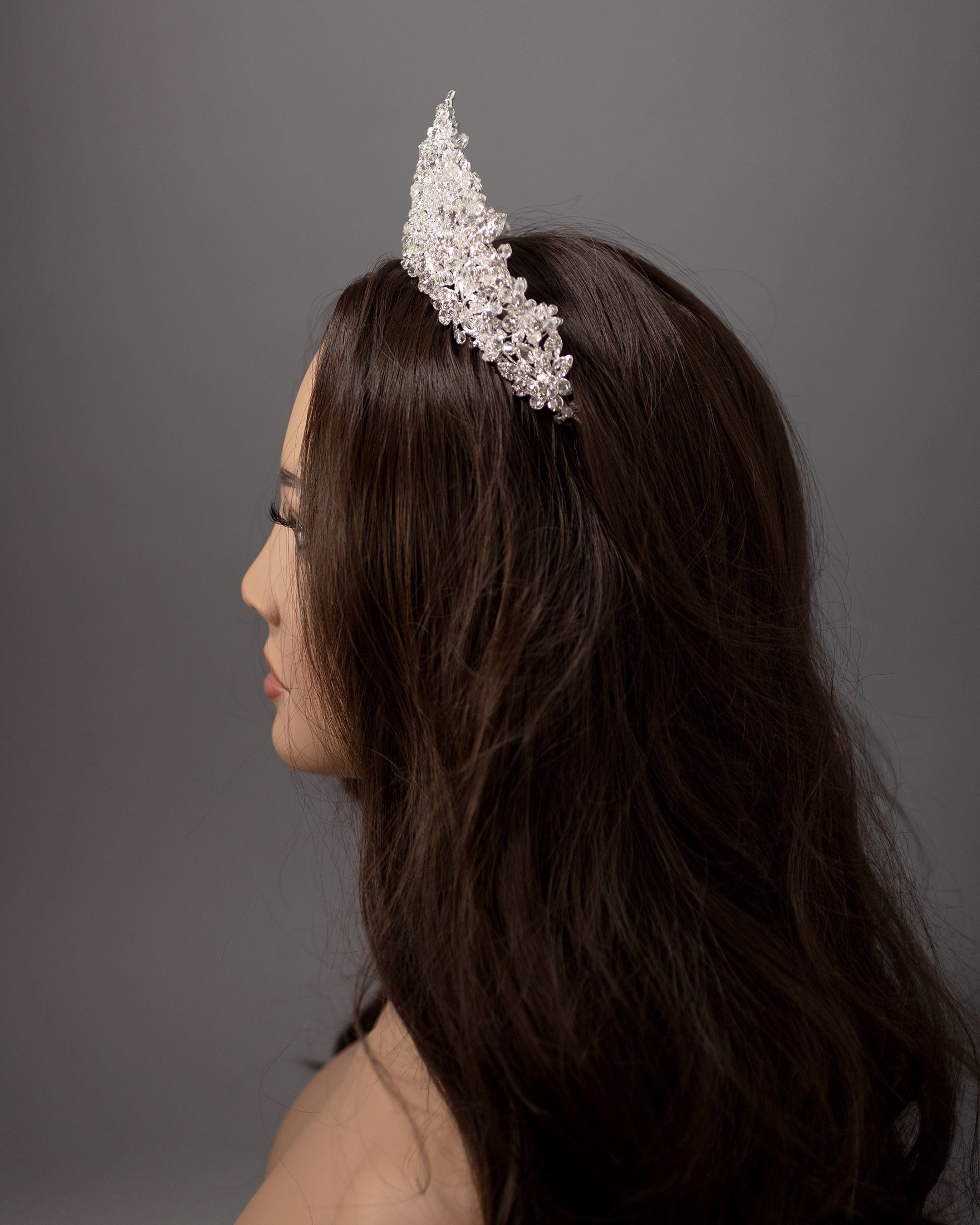 Wedding Crown Beautiful Crystal Beaded