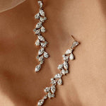 CZ Bridal Earrings With Pear and Marquise Jewels - Cassandra Lynne