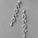 CZ Bridal Earrings With Pear and Marquise Jewels - Cassandra Lynne