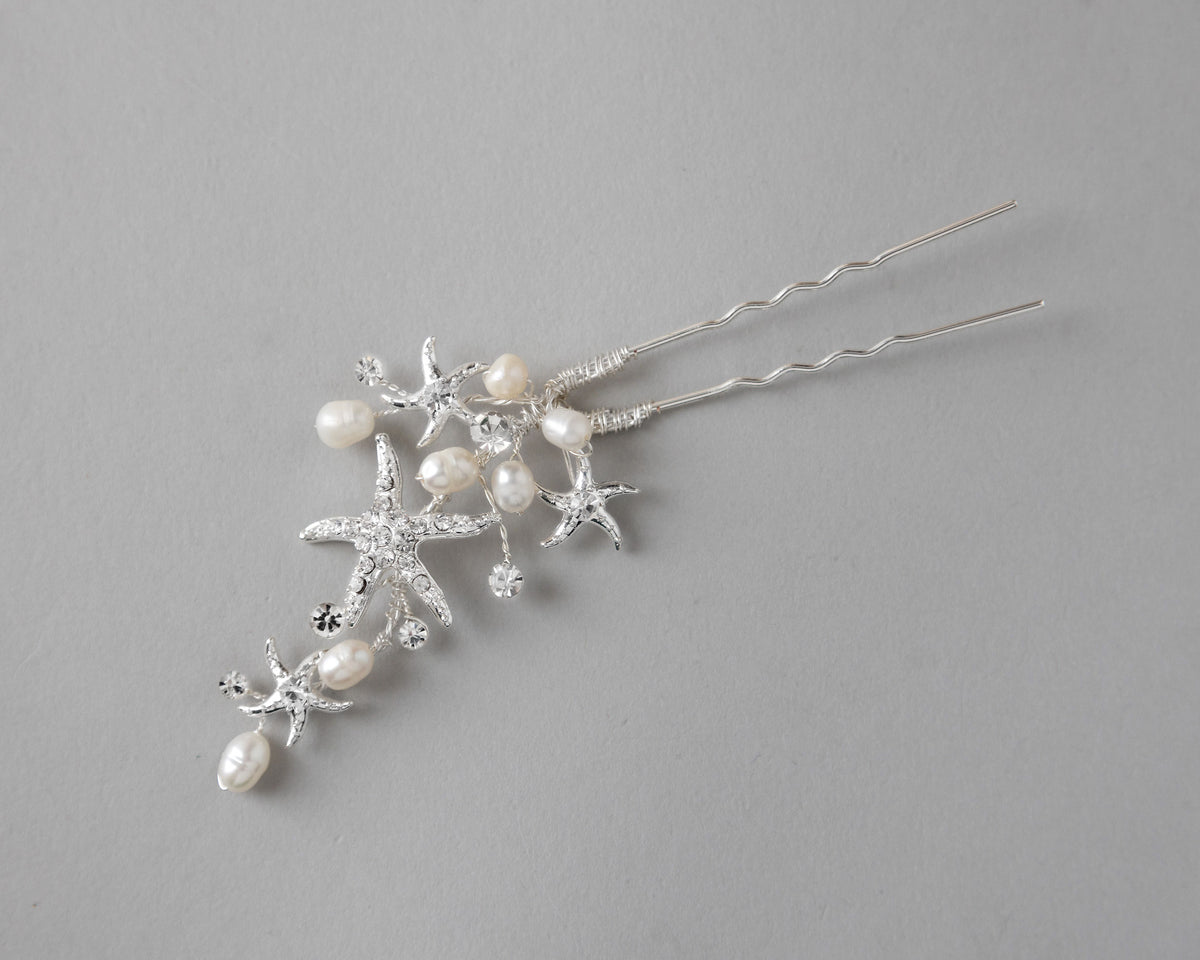 Starfish Beach Bride Hair Pin - Cassandra Lynne