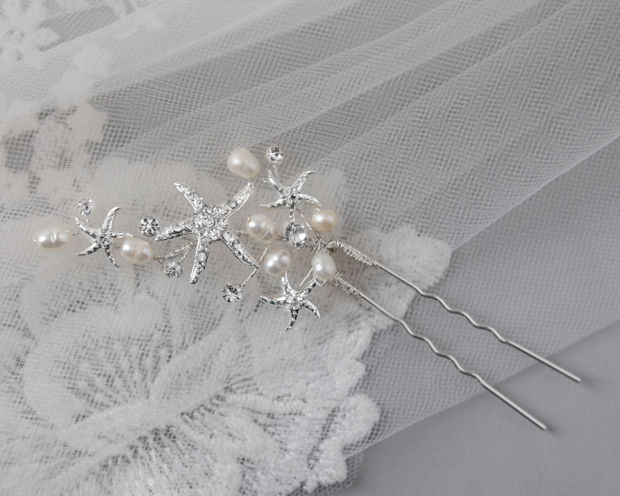 Starfish Beach Bride Hair Pin - Cassandra Lynne