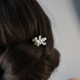 Wedding Hair Pin Set of Rhinestones and Pearls - Hair Pins - Cassandra Lynne
