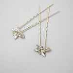 Wedding Hair Pin with Elegant Marquise Jewels - Hair Pins - Cassandra Lynne