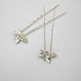 Wedding Hair Pin with Elegant Marquise Jewels - Hair Pins - Cassandra Lynne