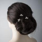 Wedding Hair Pin with Elegant Marquise Jewels - Hair Pins - Cassandra Lynne