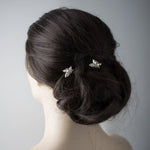 Wedding Hair Pin with Elegant Marquise Jewels - Hair Pins - Cassandra Lynne