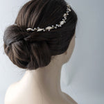 Wedding Hair Vine Halo in Light Gold - Hair Vine - Cassandra Lynne