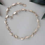 Wedding Hair Vine Halo in Light Gold - Hair Vine - Cassandra Lynne