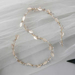 Wedding Hair Vine Halo in Light Gold - Hair Vine - Cassandra Lynne