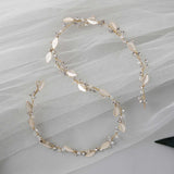 Wedding Hair Vine Halo in Light Gold - Hair Vine - Cassandra Lynne