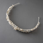 Wedding Headband Headpiece with Freshwater Pearls - Tiara - Cassandra Lynne