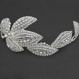 Beaded Wedding Headpiece with Pearls and Jewels