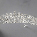 Wedding Tiara of Scrolls and Marquise Jewels - Tiara - Cassandra Lynne