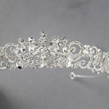 Wedding Tiara of Scrolls and Marquise Jewels - Tiara - Cassandra Lynne
