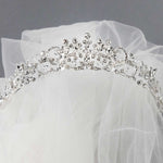 Wedding Tiara of Scrolls and Marquise Jewels - Tiara - Cassandra Lynne