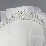 Wedding Tiara of Scrolls and Marquise Jewels - Tiara - Cassandra Lynne