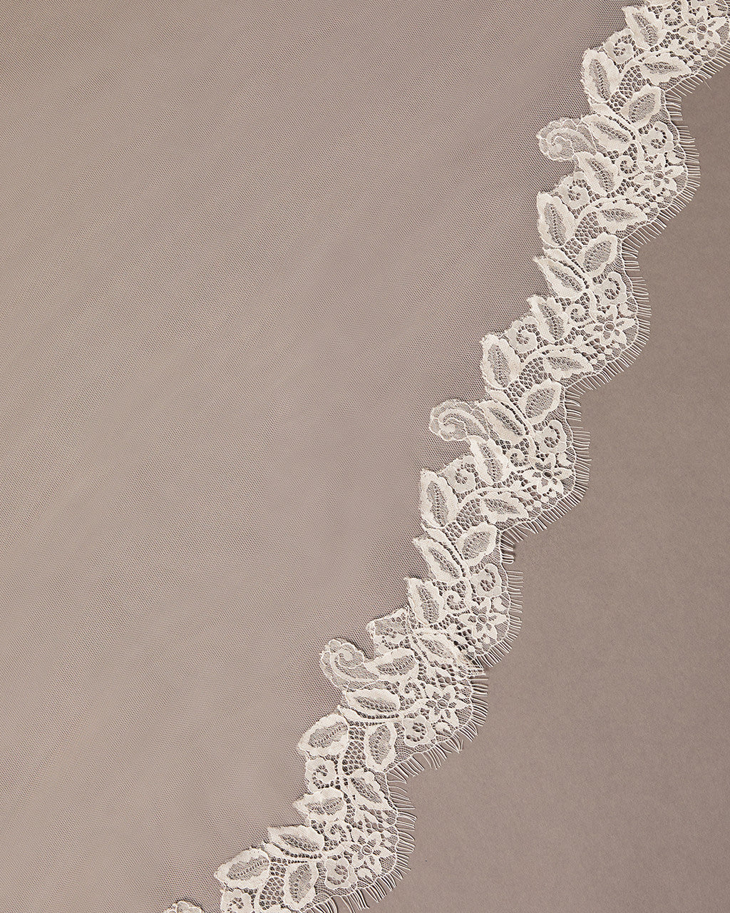 Luxe Tulle Lace Mantilla Cathedral Bridal Veil