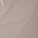 Fingertip Bridal Veil with Wide Scatter Edge Ivory -Cassandra Lynne