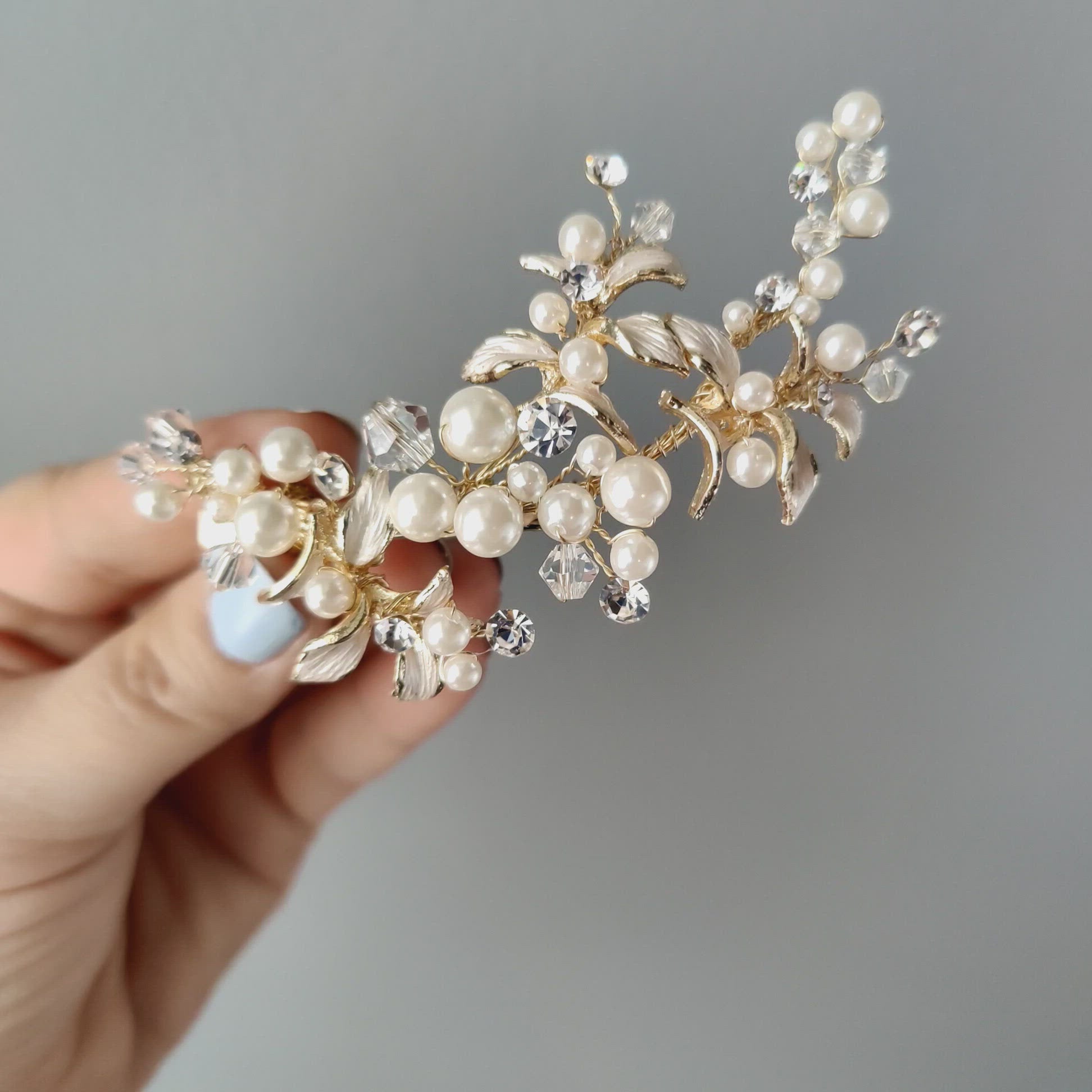 Wedding Pearl Clip Branch