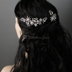Antique Silver Opal Crystal Stars Hair Clip Set - Hair Clips - Cassandra Lynne