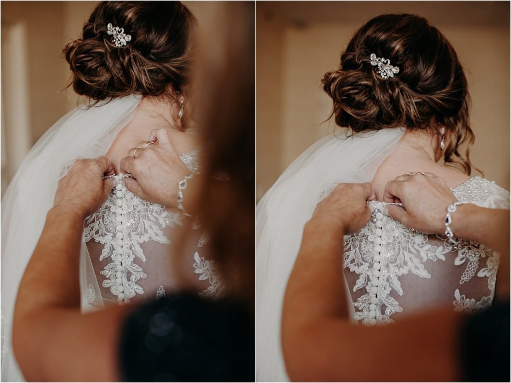 Antique Silver Pear and Marquise Jewel Hair Clip - Hair Clips - Cassandra Lynne