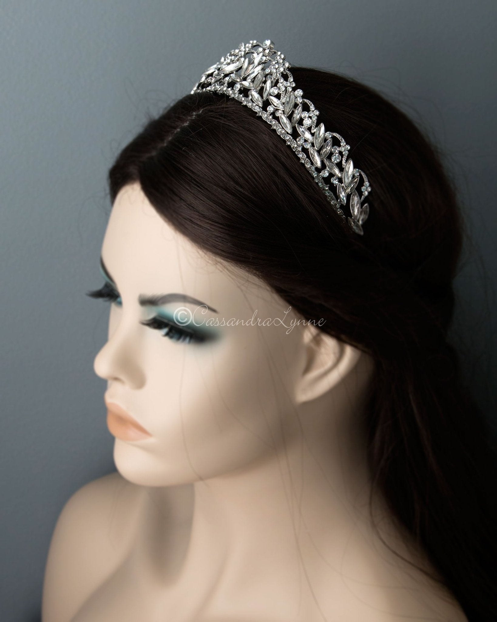Antique Silver Wedding Tiara - Tiara - Cassandra Lynne