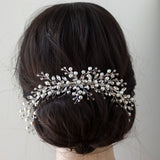 Baroque Pearls and Crystals Bridal Headpiece - Hair Comb - Cassandra Lynne